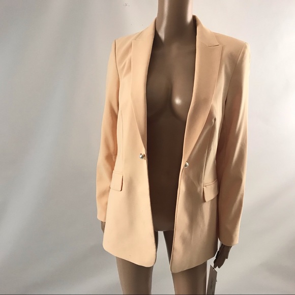 Calvin Klein Open Front Jacket Business Blazer 6 - Picture 1 of 10